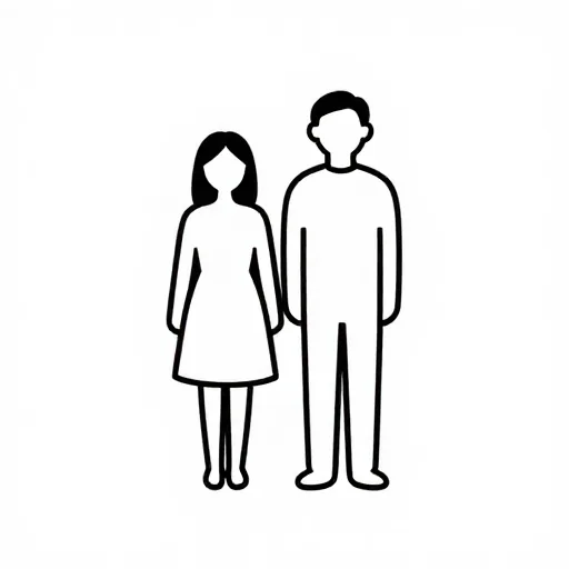 Line-art illustration for the character 比